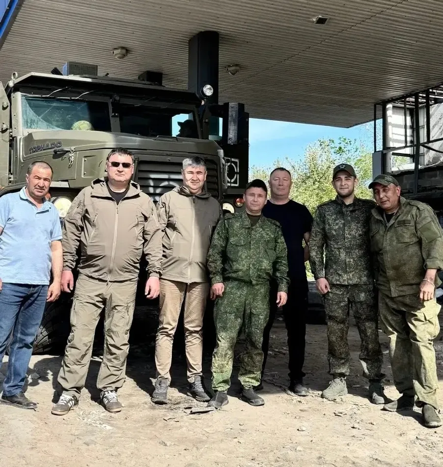 Баймаҡтан яугирҙарға гуманитар ярҙам тапшырылған