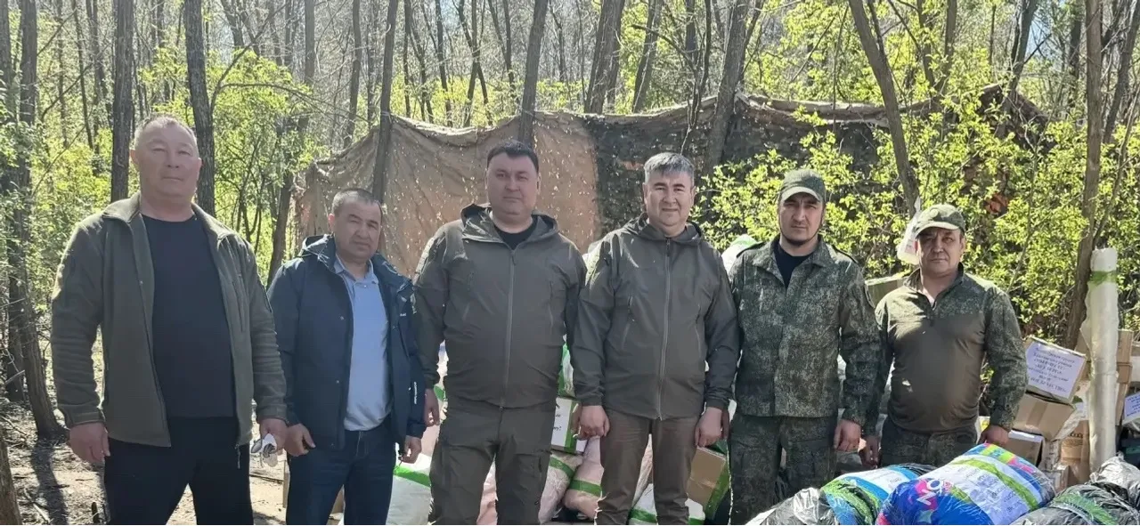 Баймаҡтан яугирҙарға гуманитар ярҙам тапшырылған