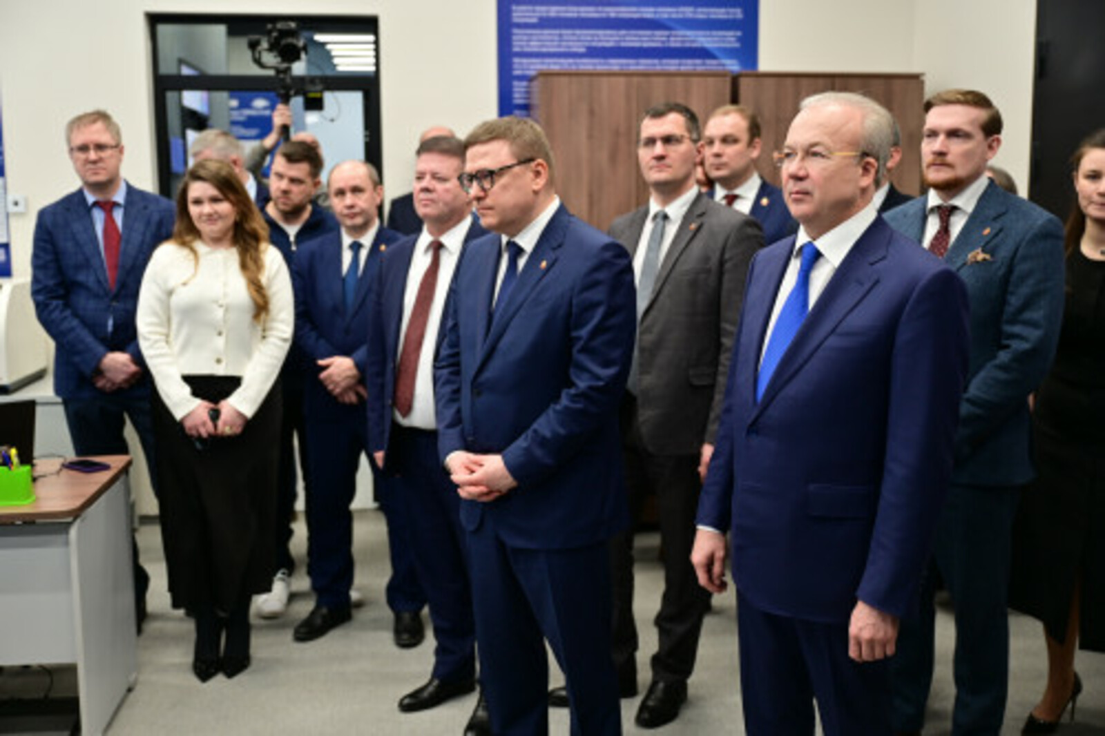 Андрей Назаров менән Алексей Текслер Геном үҙәге майҙансығында булды