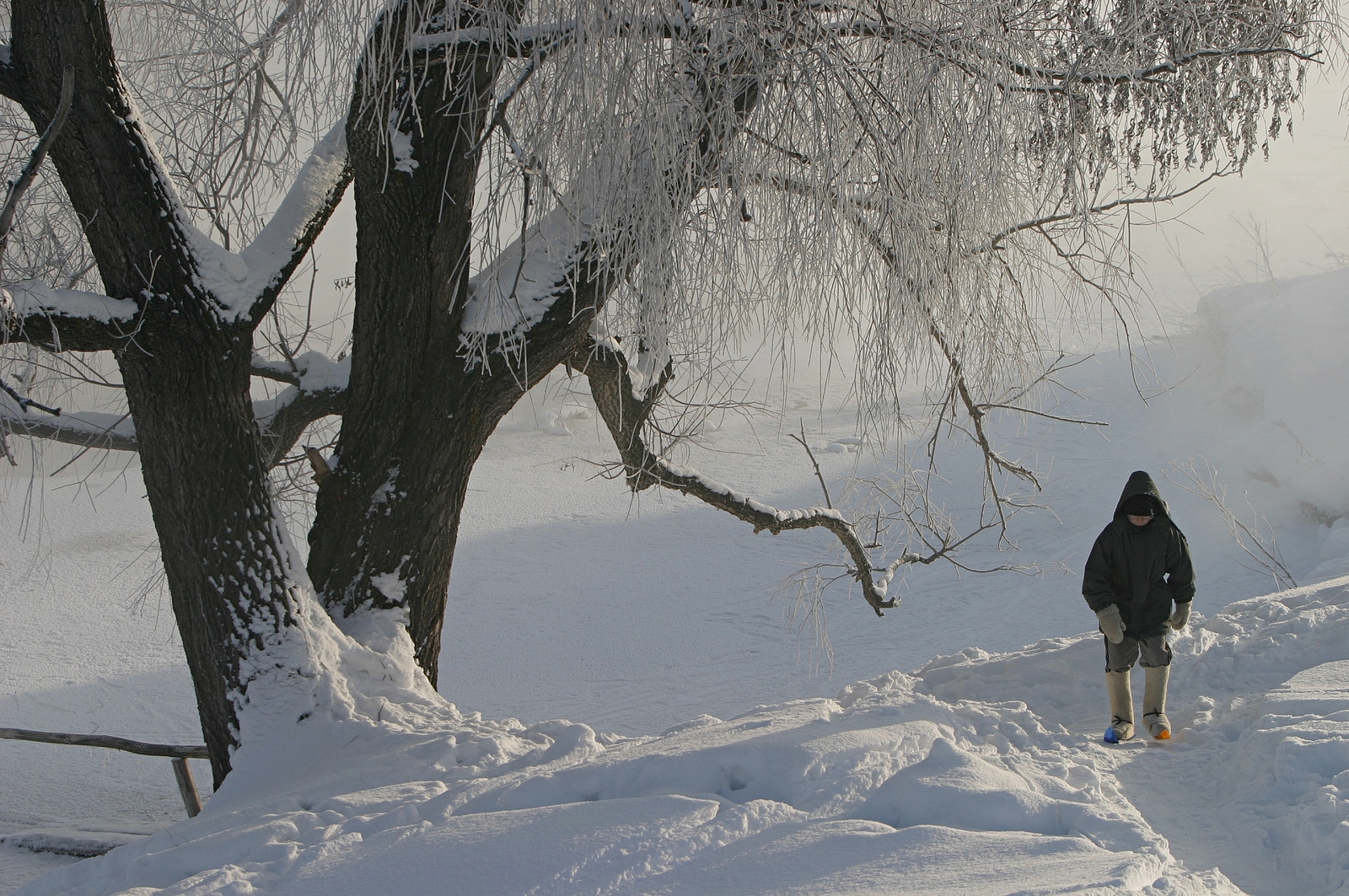 Һыуыҡ ҡыштың матур бер көнө