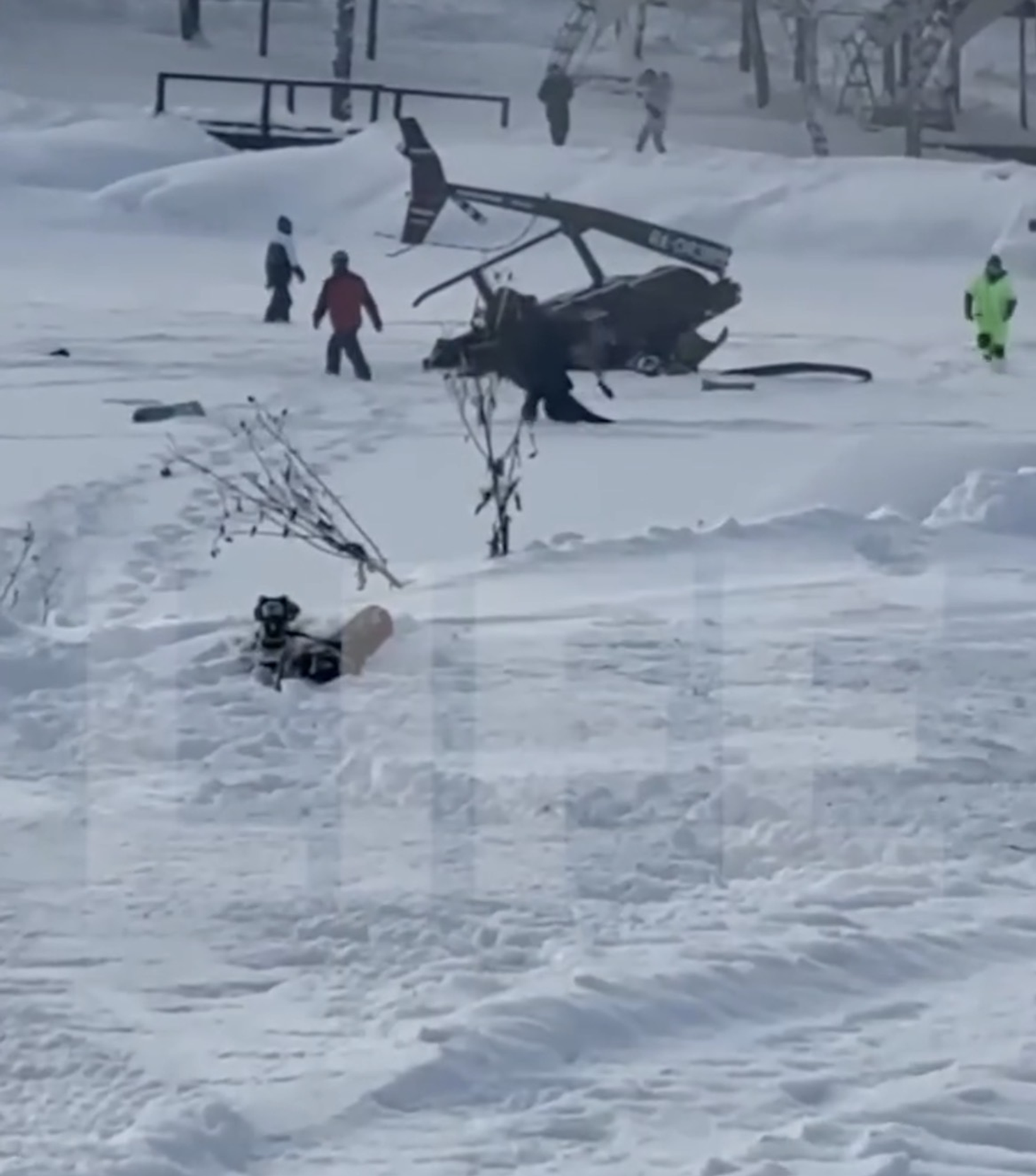 Шок! Йәнә шәхси вертолет ҡолаған!