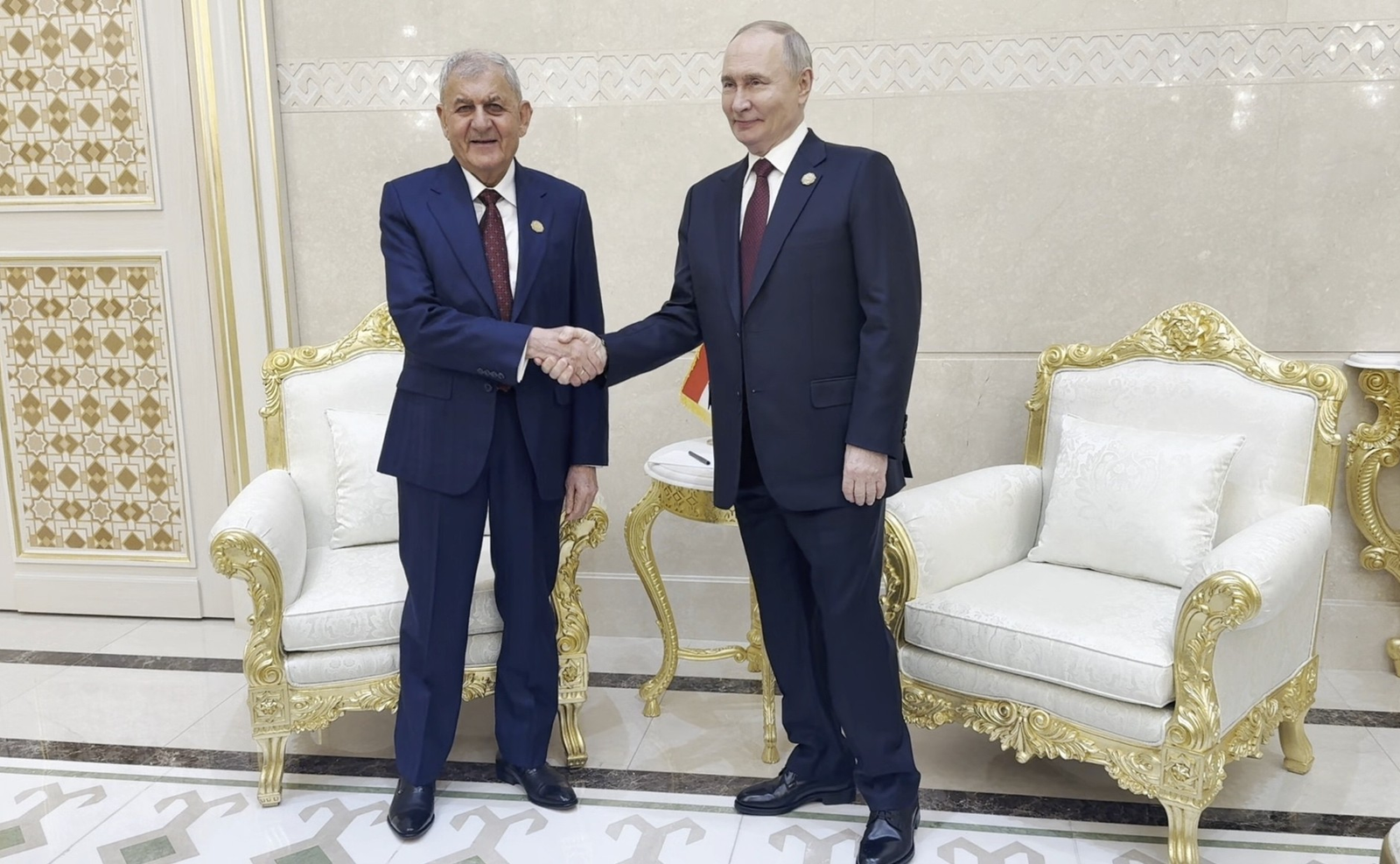 Путин Ирак Президенты менән осрашты