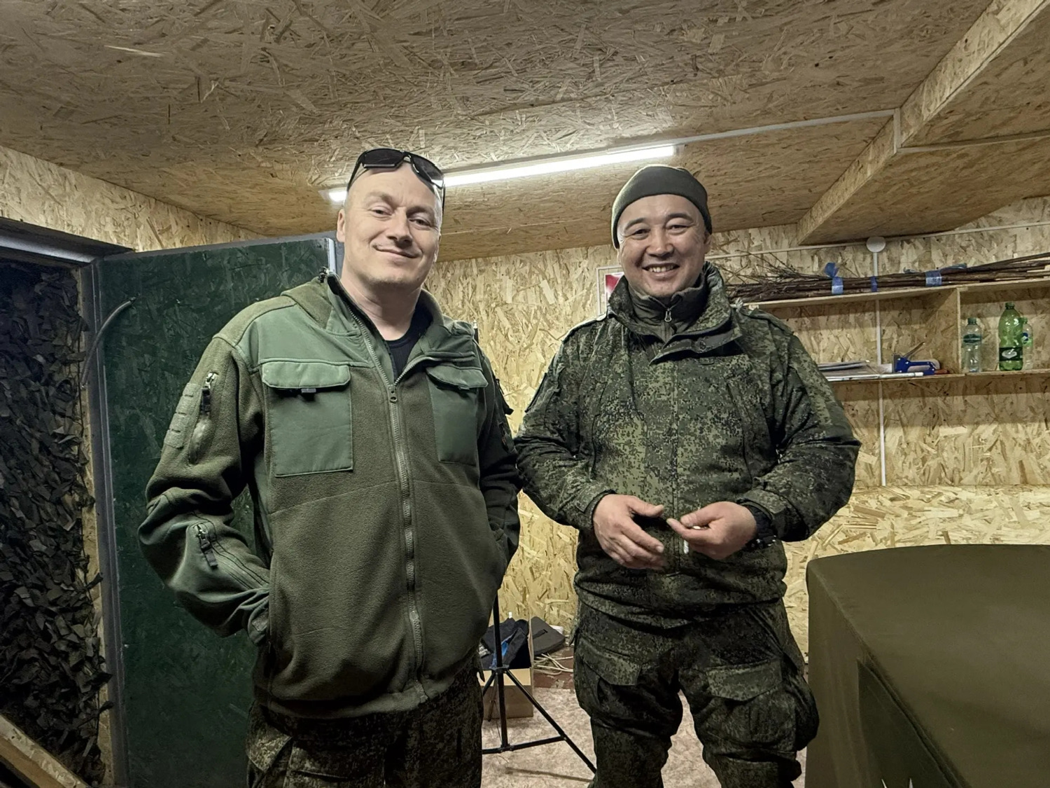 Коллегаларыбыҙ – ВГТРК журналистары “Асад”  һәм Рафиҡ Әхмәтшин.