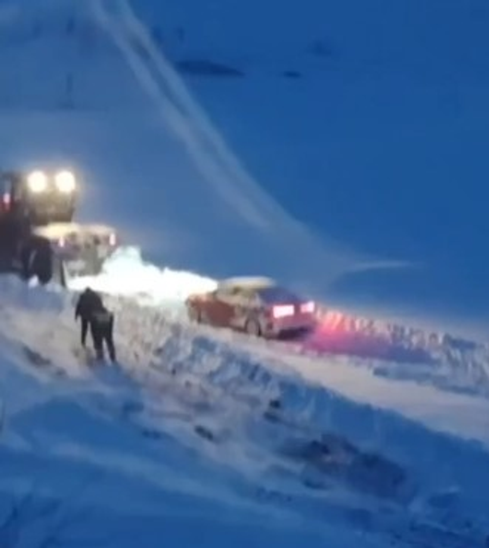 Водитель бәләгә тарыған!